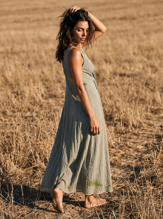 Willow Sage Maxi Dress