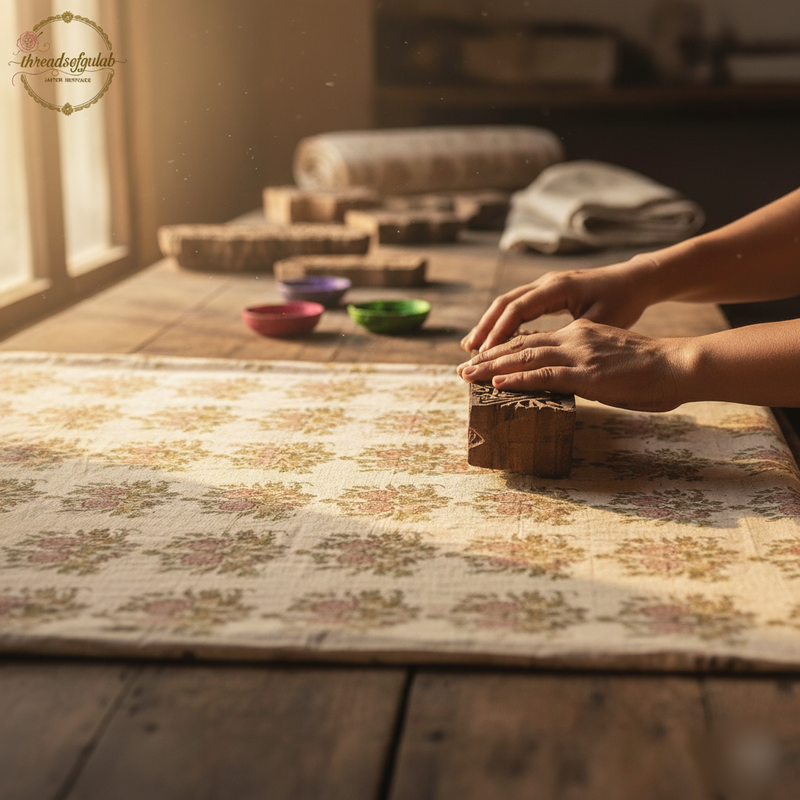 🌸 From Hands to Heart: The Making of Threads of Gulab