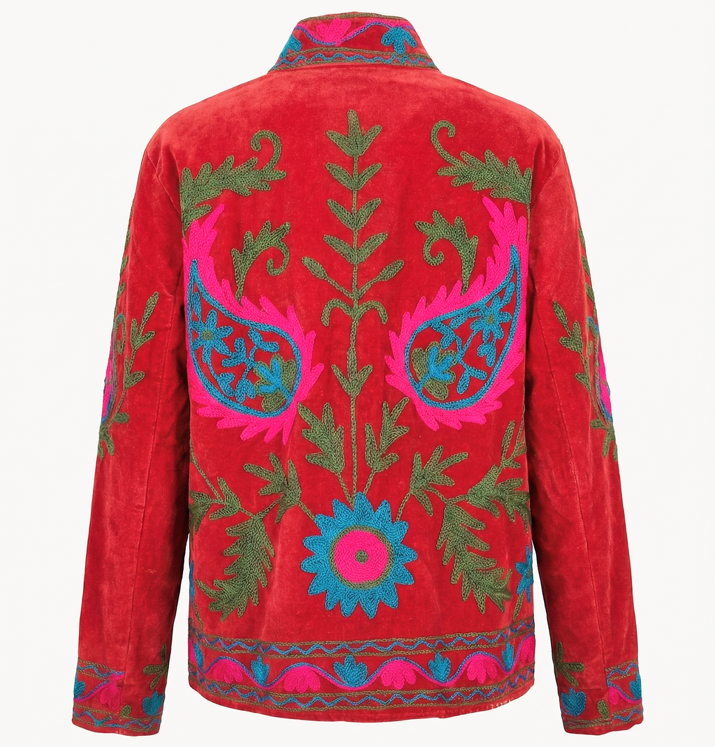 Crimson Bloom Jacket