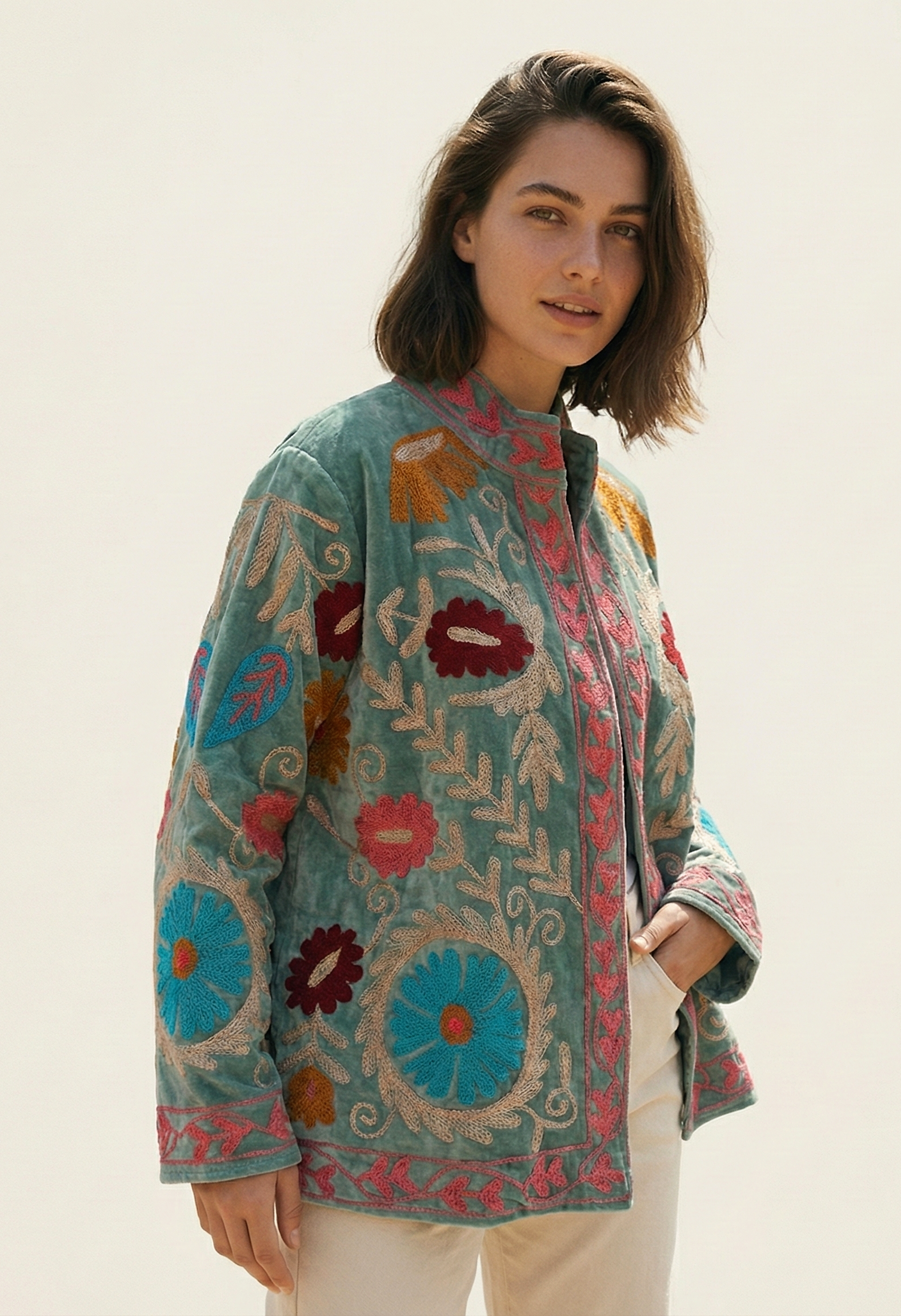 Seafoam Garden Jacket