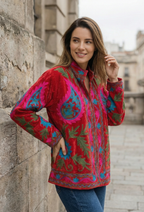 Crimson Bloom Jacket