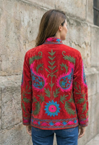 Crimson Bloom Jacket
