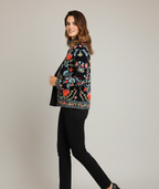 Embroidered Midnight Garden Jacket