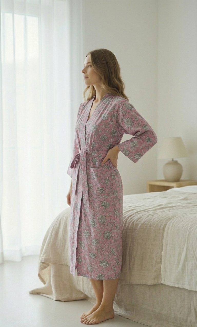 Blossom Pink Robe