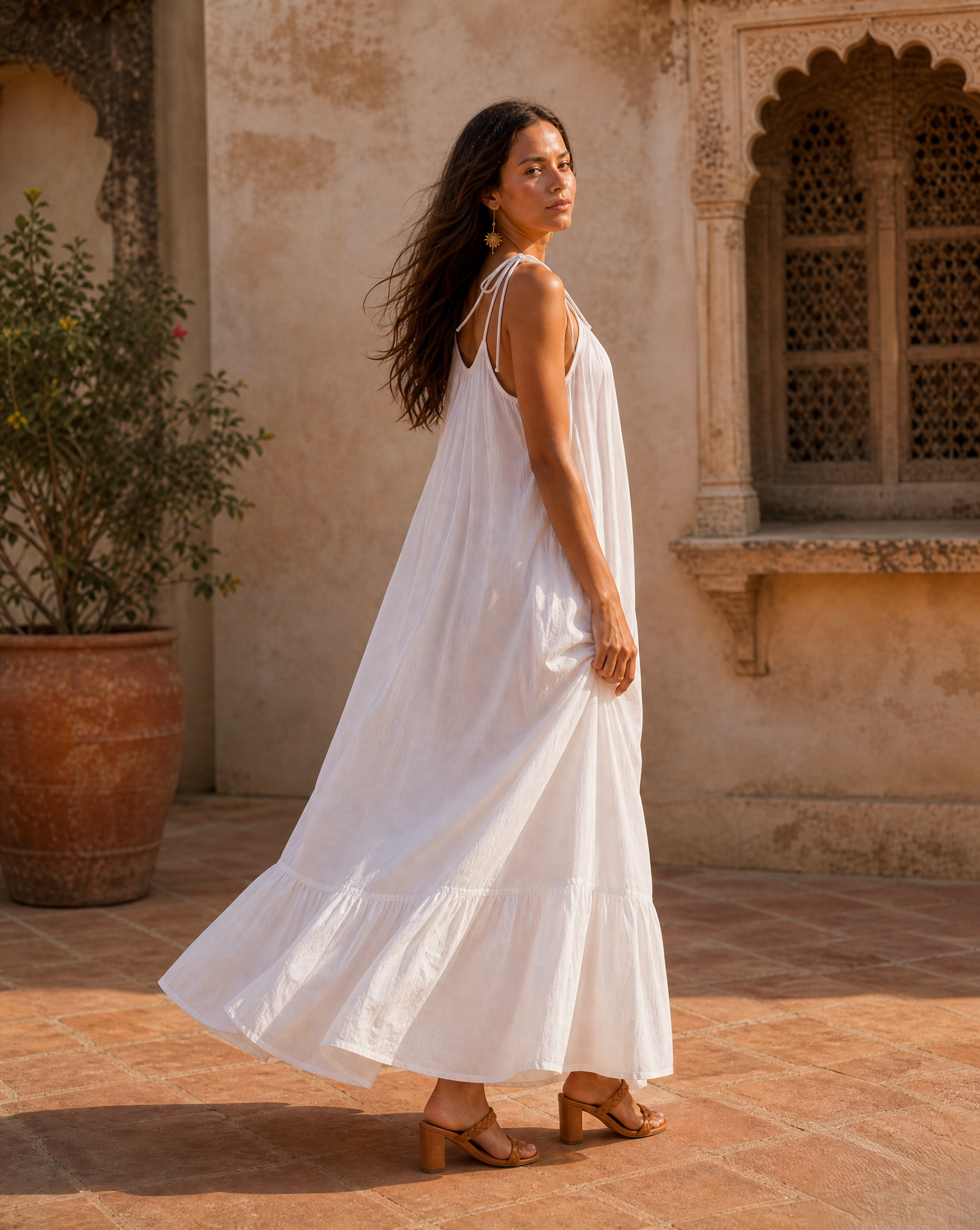 Ivory Whisper Maxi Dress