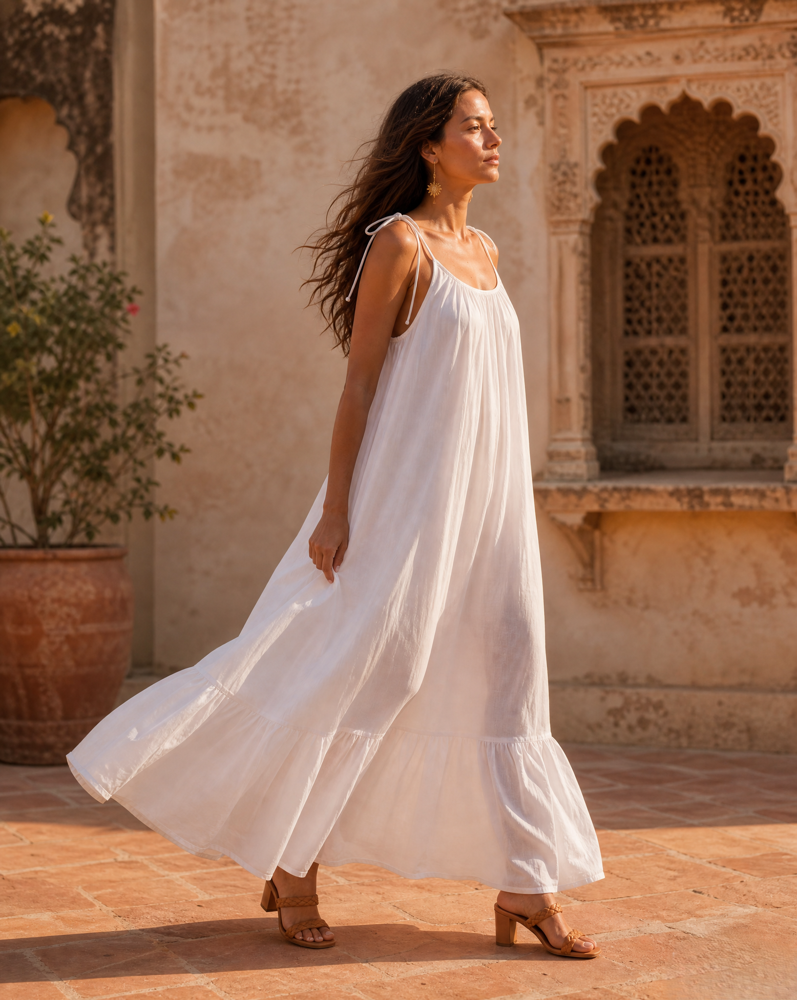 Ivory Whisper Maxi Dress