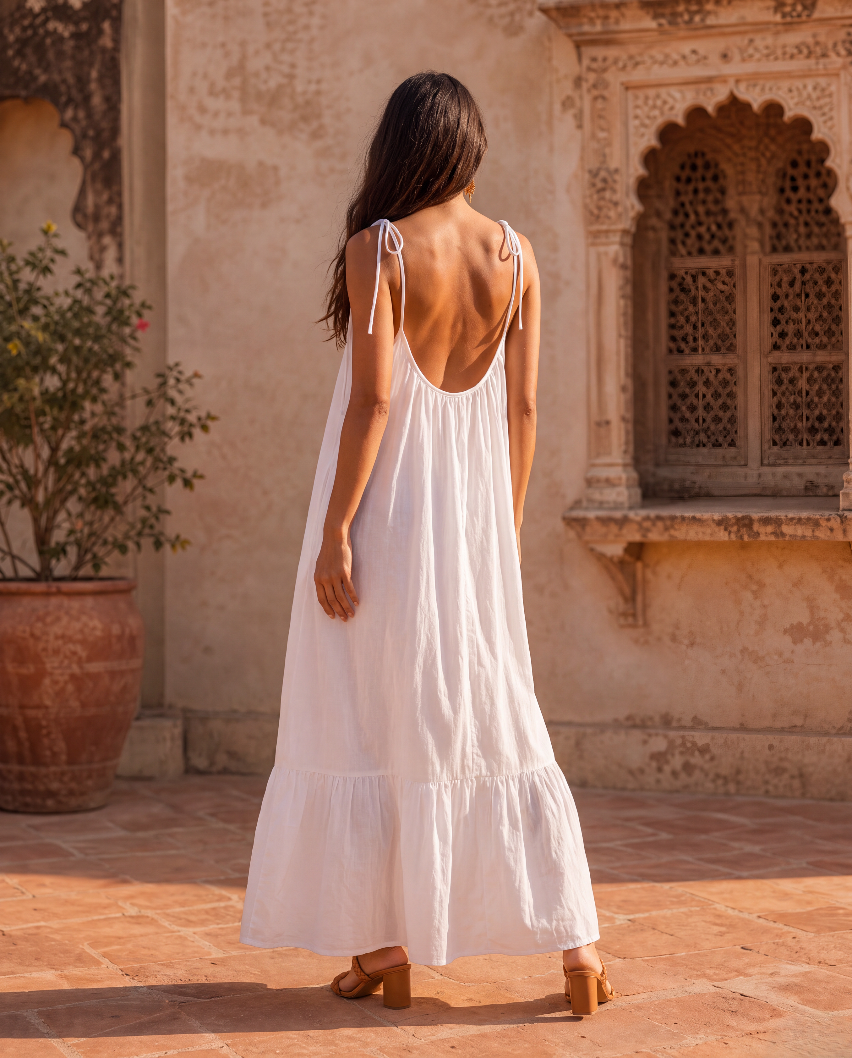 Ivory Whisper Maxi Dress
