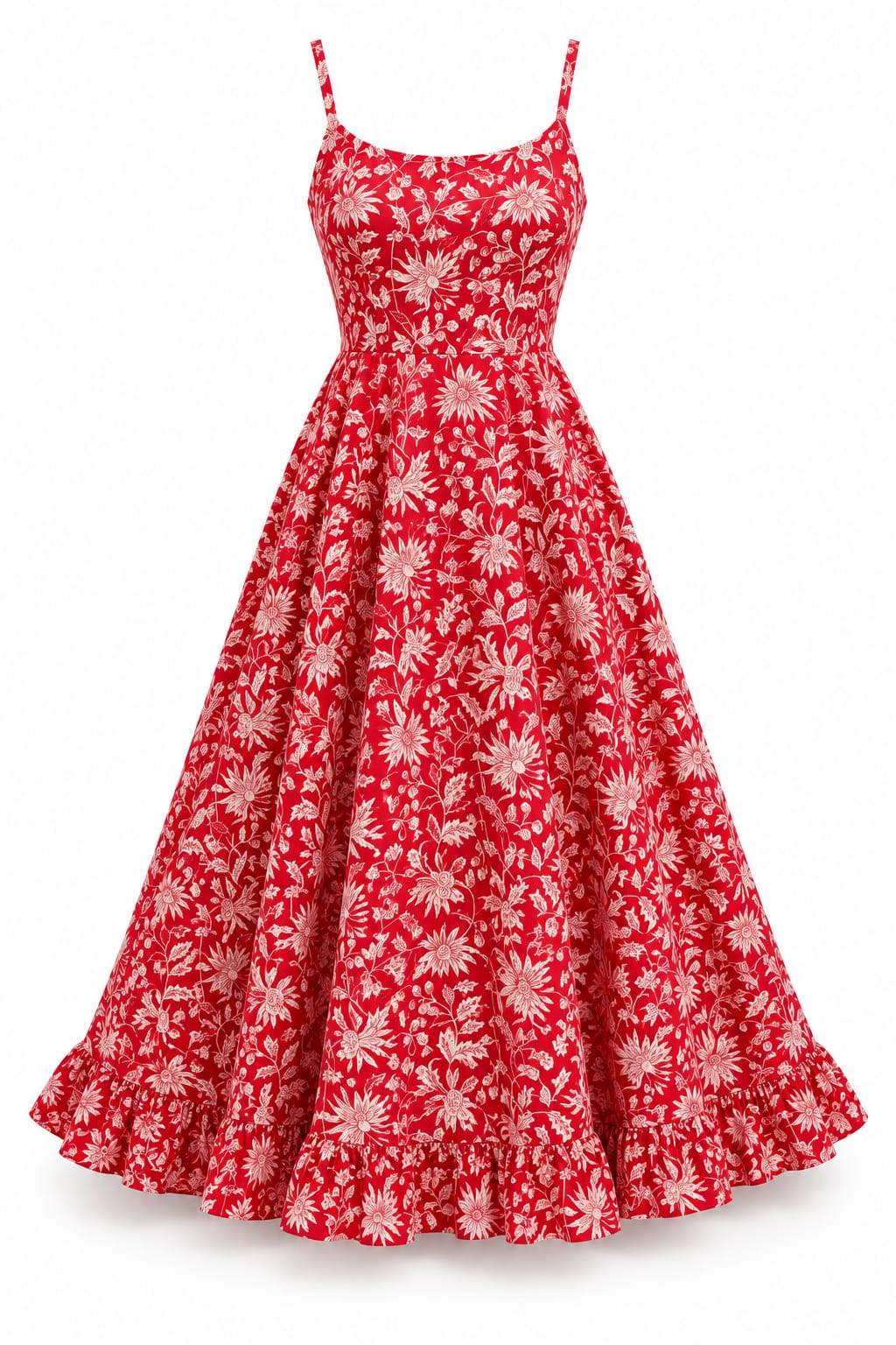 Red Chrysanthemum Maxi