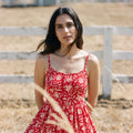Red Chrysanthemum Maxi