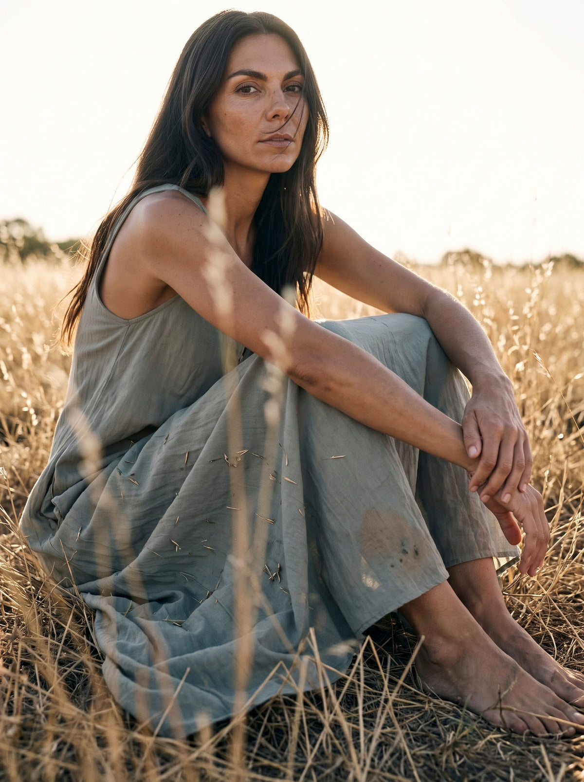 Willow Sage Maxi Dress