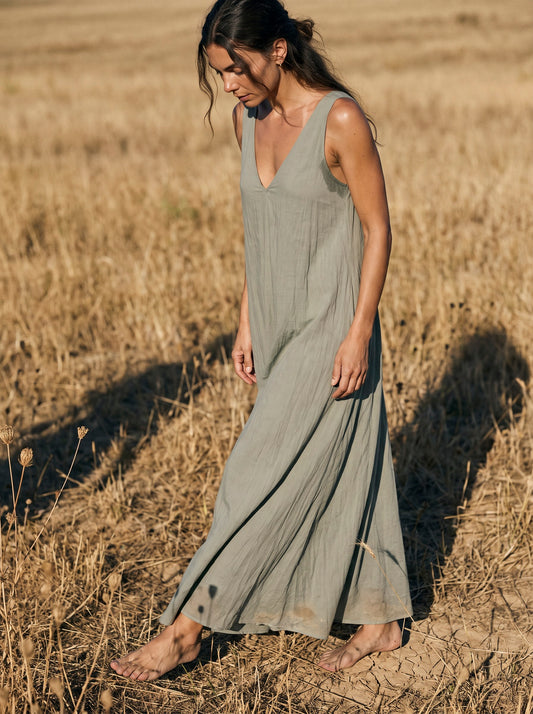 Willow Sage Maxi Dress