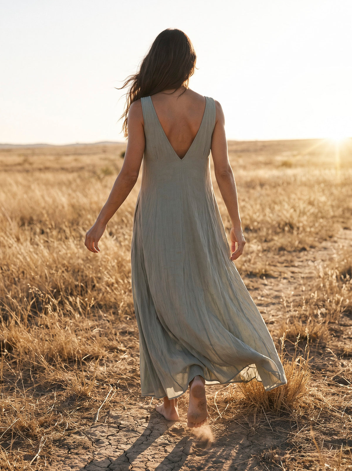 Willow Sage Maxi Dress