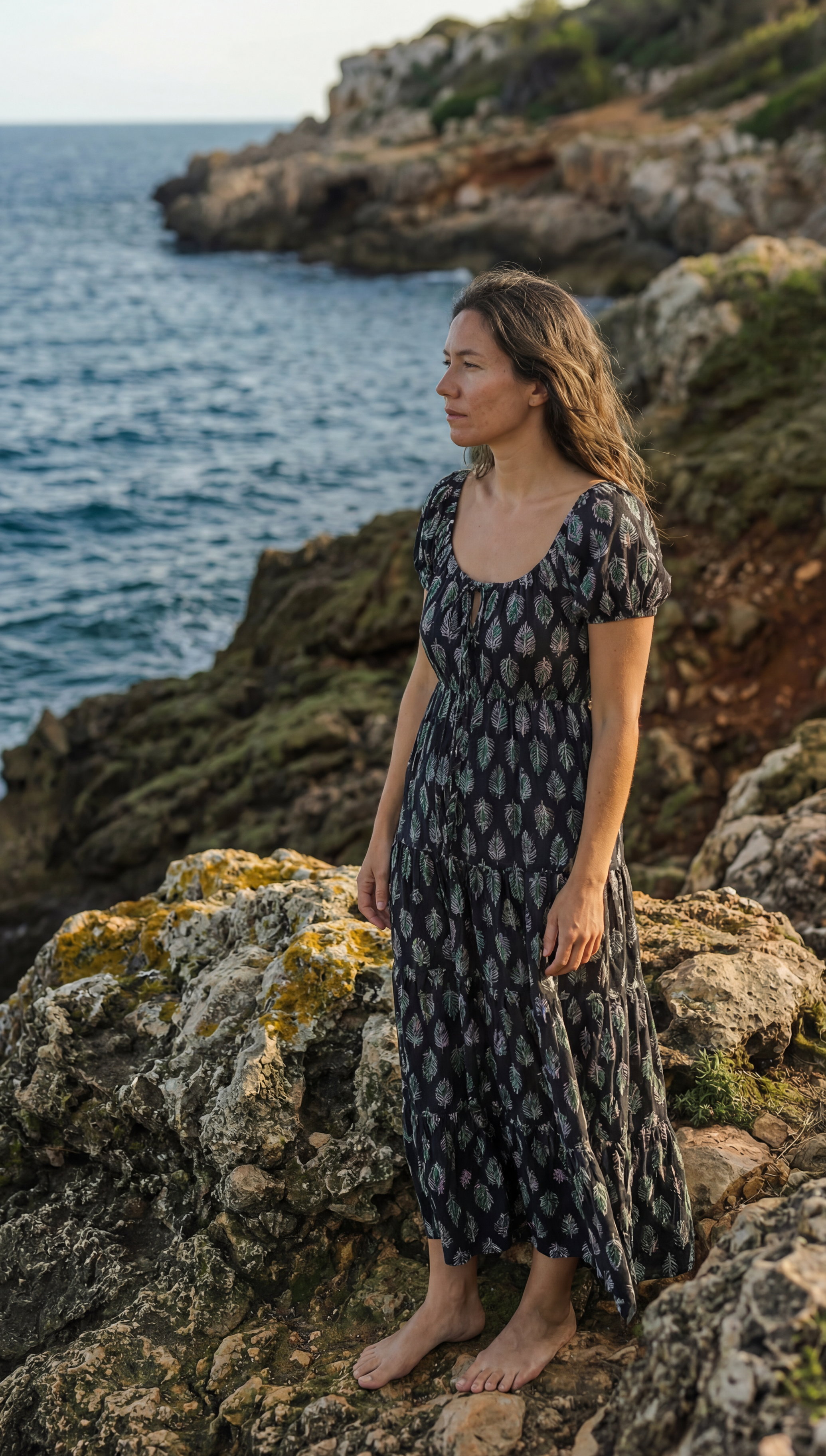 Coastal Leaf Midi
