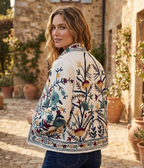 Embroidered Jacket – Ivory Floral