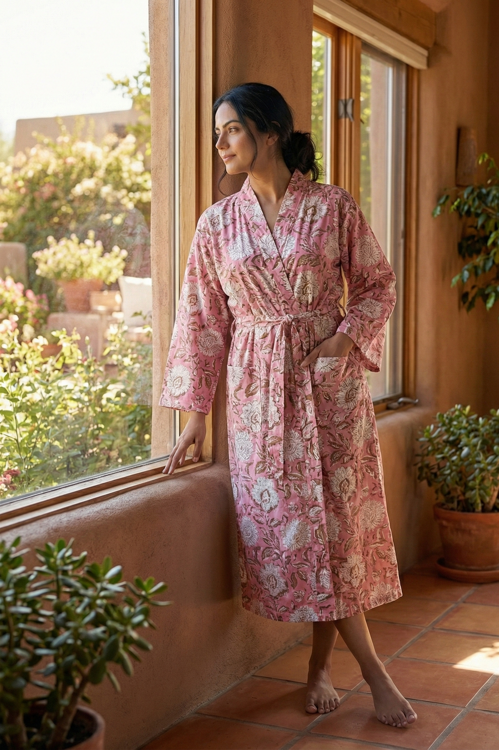 Blush Bloom Robe