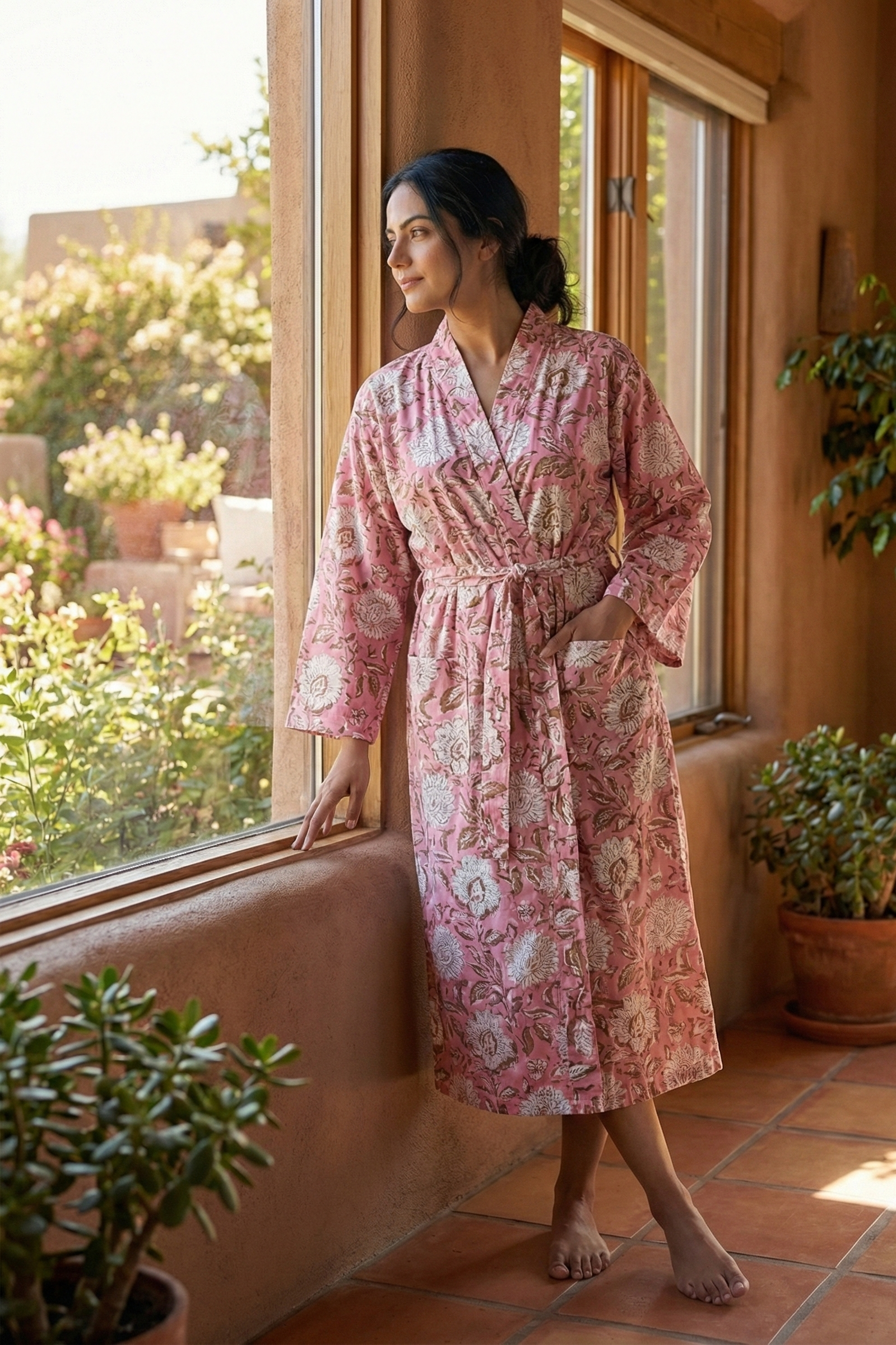 Blush Bloom Robe