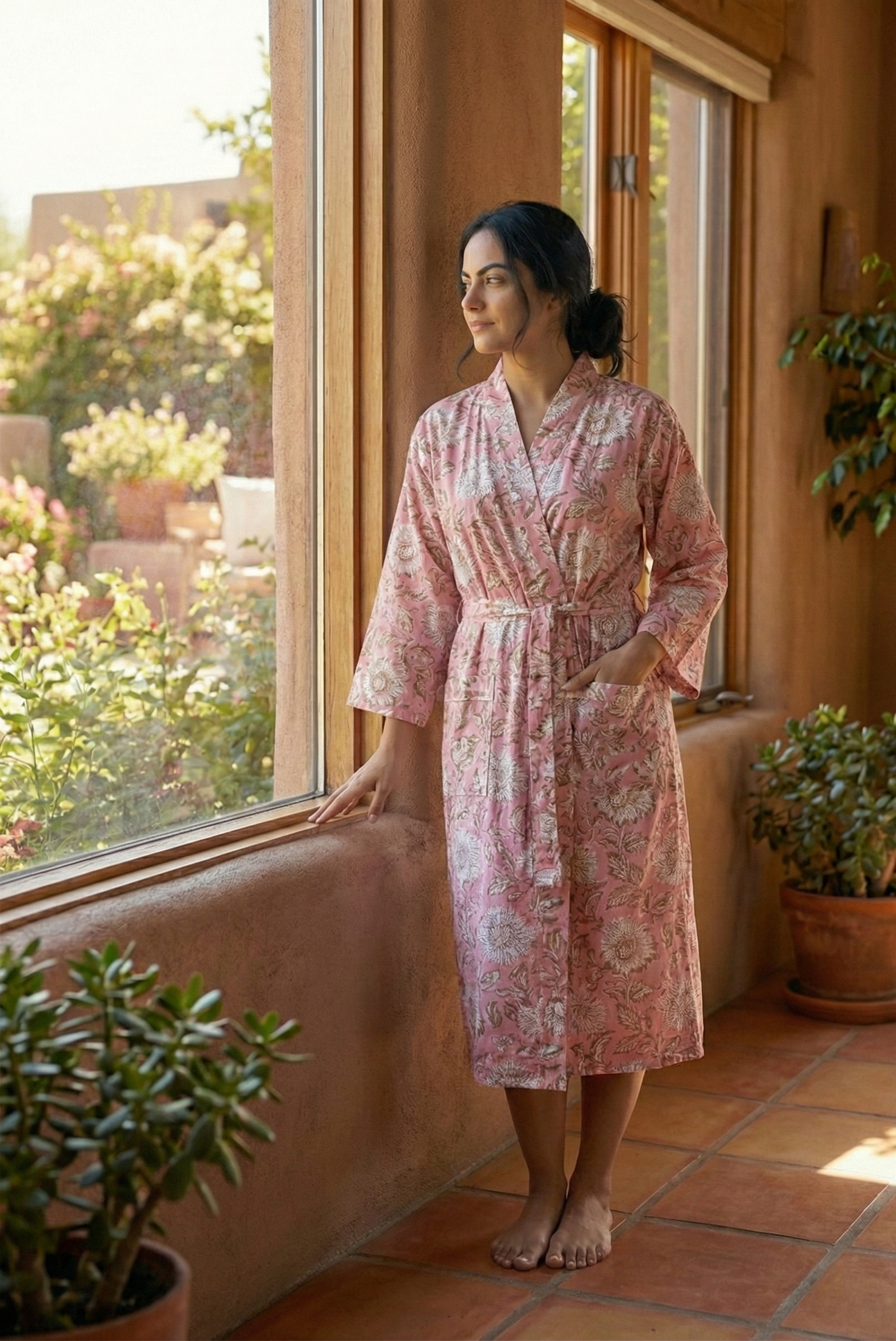 Blush Bloom Robe
