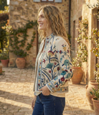 Embroidered Jacket – Ivory Floral