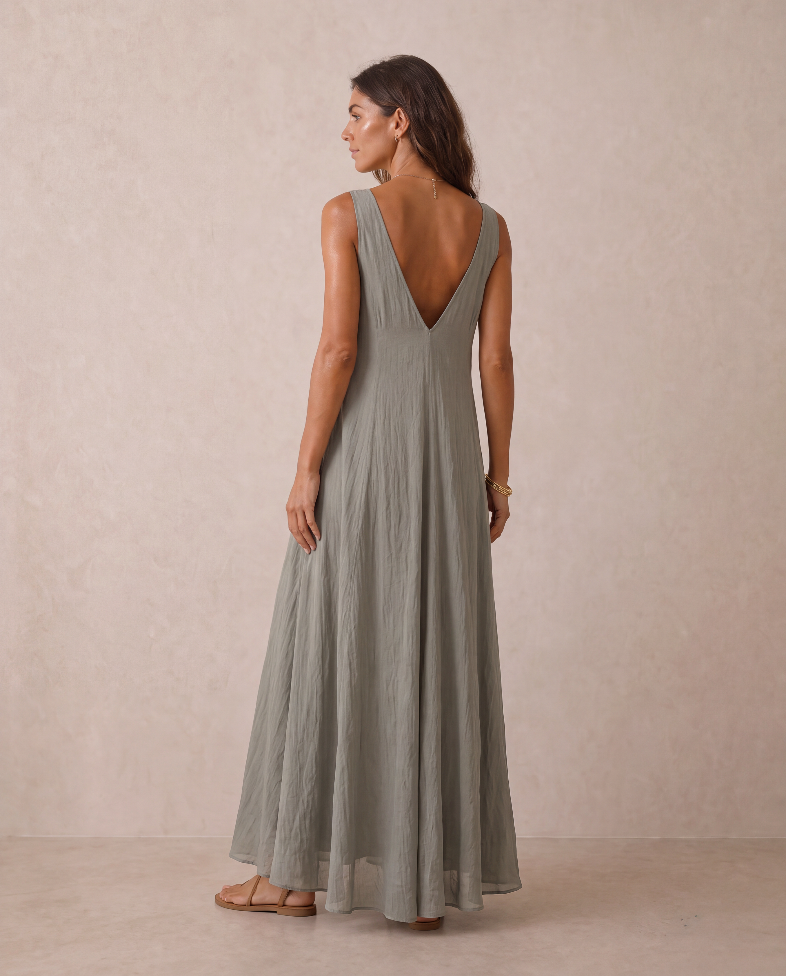 Willow Sage Maxi Dress
